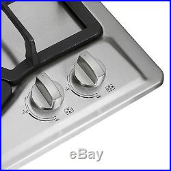 23 Steel Built-in 4 Burners kitchen Gas Cooktop Stove NG / LPG Gas Hob Cooker
