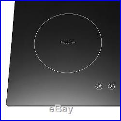 23in 220V 6800W Electric Induction Hob 4 Burner Stoves Glass Plate Cooktops -USA