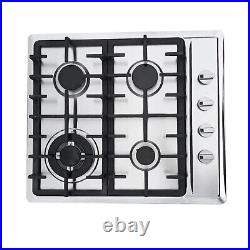 23inch 4 Burner Built-In Stove Top Gas Cooktop Kitchen Easy to Clean Gas Cooking