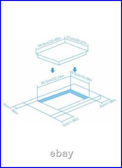 24 3-Burner Built-in Electric Cooktop Ceramic Stove Top Touch Timing 110V 2600W 24 3-Burner Built-in Electric Cooktop Ceramic Stove Top Touch Timing 110V 2600W