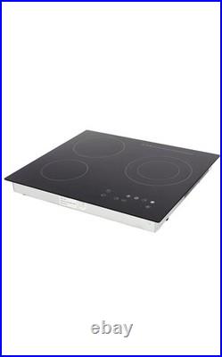 24 3-Burner Built-in Electric Cooktop Ceramic Stove Top Touch Timing 110V 2600W 24 3-Burner Built-in Electric Cooktop Ceramic Stove Top Touch Timing 110V 2600W