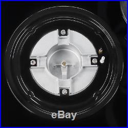 24 Built-In Black Tempered Glass NG LPG Gas Stove Cooktop with 4 Burners