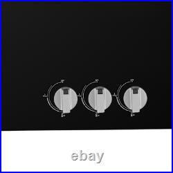 24 Built-in Gas Cooktop 3 Burner Gas Stovetop With Thermocouple Protection 24 Built-in Gas Cooktop 3 Burner Gas Stovetop With Thermocouple Protection