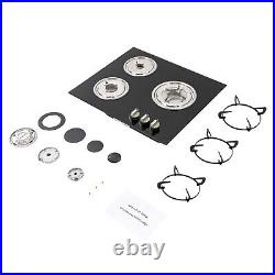 24 Built-in Gas Cooktop 3 Burner Gas Stovetop With Thermocouple Protection