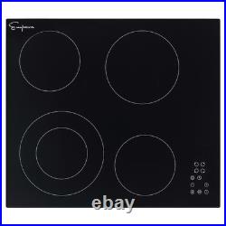 24 in. Smooth Surface Radiant Electric Cooktop in Black with 4 Elements 24 in. Smooth Surface Radiant Electric Cooktop in Black with 4 Elements