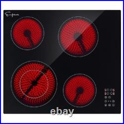 24 in. Smooth Surface Radiant Electric Cooktop in Black with 4 Elements 24 in. Smooth Surface Radiant Electric Cooktop in Black with 4 Elements