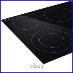 24 in. Smooth Surface Radiant Electric Cooktop in Black with 4 Elements 24 in. Smooth Surface Radiant Electric Cooktop in Black with 4 Elements