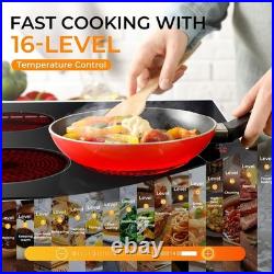 24 inch 4 Burners Cooktop, 220V Electric Stove Burner Built-in Electric Burners