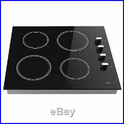 24 inch Electric Induction Cooktop Smooth Surface with 4 Burners Glass Surface