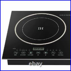 2400W 2 Burners Cooktop Stove Electric Induction/Ceramic Cooker Countertop 110V 2400W 2 Burners Cooktop Stove Electric Induction/Ceramic Cooker Countertop 110V