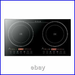 2400W Portable Induction Cooktop Countertop 2/Dual Cooker Burner Stove Hot Plate