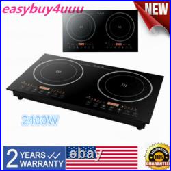 2400W Portable Induction Cooktop Countertop Dual Cooker Burner Stove Hot Plate 2400W Portable Induction Cooktop Countertop Dual Cooker Burner Stove Hot Plate