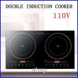 2400W Portable Induction Cooktop Countertop Dual Cooker Burner Stove Hot Plate