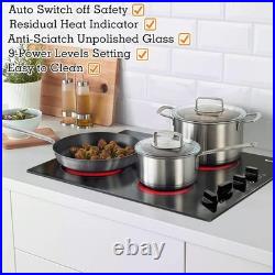 240v Induction Cooktop 4 Burners Electric Hob Cook Top Stove Ceramic 6000W