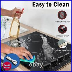 240v Induction Cooktop 4 Burners Electric Hob Cook Top Stove Ceramic 6000W