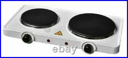 2500w Portable Electric Twin Dual Double Hot Plate Table Top Hotplate Kitchen