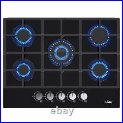 27 inch 5 Burner Built-In Stove Top Gas Cooktop Easy to Clean Gas Cooking LPG/NG