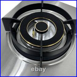 28 Cooktop 2 Burners Built-In Natural Gas Cooker Gas Stove Kitchen Household US