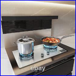 28 INCH Built-in LPG/Propane Gas Cooktop Stove Top Double Burners Cooker Gas Hob