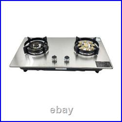 28 Natural Gas Cooktops with 2Burner Built-in High Power for Home/Apartment Use