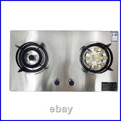 28 inches LPG / Propane Gas Cooktop Built-in Gas Stove 2 Burners Gas Stoves