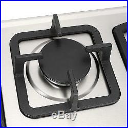 28in. 3 Burners Built-In Stove Top Gas Cooktop Kitchen Easy to Clean Gas Cooking