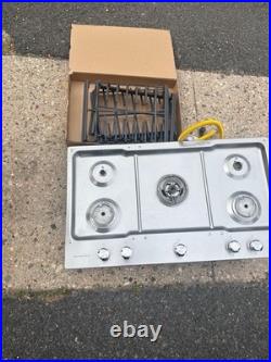 30 5-Burner Gas Cooktop with Griddle Stainless Steel KCGS950ESS