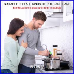 30'' Built-in Electric Cooktop Ceramic Glass Stove 4 Burner Knob Control USA