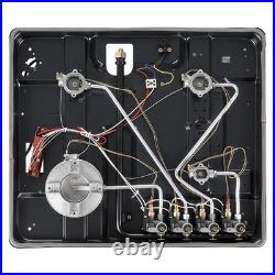 30 Built-in Gas Hob Dual Fuel RVs 5 Burners NG/LPG Auto Ignition Stainless