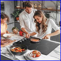 30 Electric Ceramic Cooktop 4 Burner Built-In Radiant Stove Knob Control ETL 30 Electric Ceramic Cooktop 4 Burner Built-In Radiant Stove Knob Control ETL