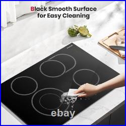 30 Electric Cooktop 4 Burner 240V Sensor Touch Control Ceramic Glass Cooktop