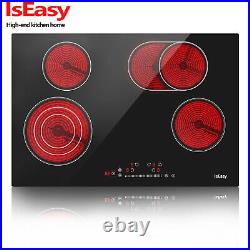 30 Electric Cooktop Ceramic Stove, Built-In, 4 Burners, Touch Control, Child Lock