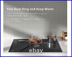 30 Electric Induction Cooktop Ceramic Glass Stove 5 Burners Touch Control NEW