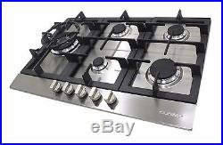 30 GAS COOKTOP STAINLESS STEEL With 5 BURNERS (850SLTX-E) NEW