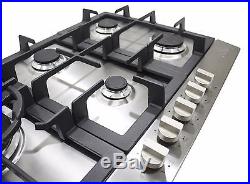 30 GAS COOKTOP STAINLESS STEEL With 5 BURNERS (850SLTX-E) NEW