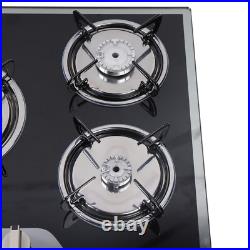 30 Gas Cooktop Stove Top 5 Burners LPG/NG Dual Fuel Stainless Steel Built-In 30 Gas Cooktop Stove Top 5 Burners LPG/NG Dual Fuel Stainless Steel Built-In