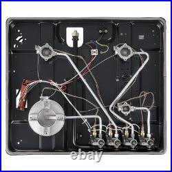 30 In Gas Cooktop Propane Gas Stove 5 Burner NG LPG Dual Fuel Tempered Glass