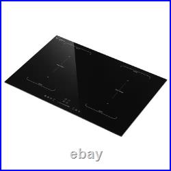 30 In. Smooth Surface Built in Induction Modular Cooktop in Black with 4 Element