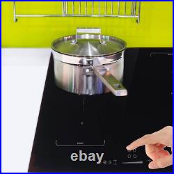 30 In. Smooth Surface Built in Induction Modular Cooktop in Black with 4 Element