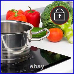 30 In. Smooth Surface Built in Induction Modular Cooktop in Black with 4 Element