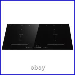 30 In. Smooth Surface Built in Induction Modular Cooktop in Black with 4 Element