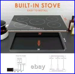 30 Inch 5 Burner Induction Cooktop, 5 30 Inch Induction Cooktop 5 Burners