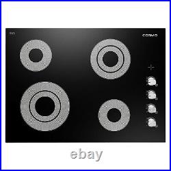 30 Inch Electric Ceramic Glass Cooktop 4 Surface Burners, Knobs (open Box)