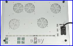 30 Inch Electric Cooktop, 4 Burner Electric Stove Top Knob Control, Built-In Cer