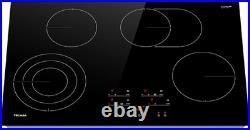 30 Inch Electric Cooktop 4 Burners with Child Safety Lock & Timer 240V NO Plug