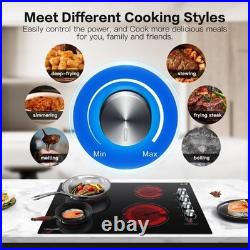 30 Inch Electric Cooktop, Built-In with 4 Elements 7000W with ETL Safety Certifi
