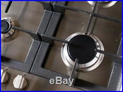 30 Inch Gas Cooktop 5 Burner, Metal Knobs, Stainless Steel (open Box)