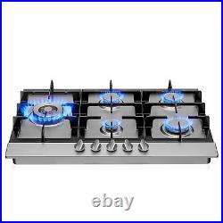 30 Inch Gas Cooktop, Built In Gas Rangetop with 5 High Efficiency Burners