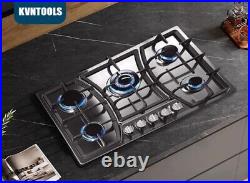 30 Inch Gas Cooktop, Built In Gas Rangetop with 5 High Efficiency Burners