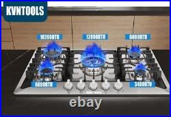 30 Inch Gas Cooktop, Built In Gas Rangetop with 5 High Efficiency Burners